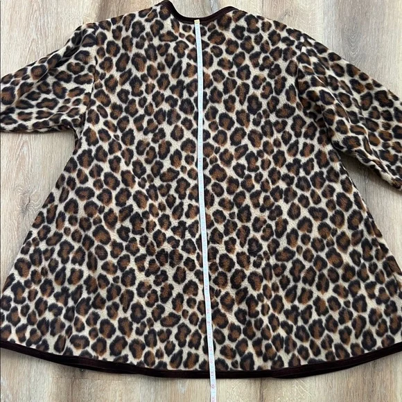 Gantos 1980’s Vintage Leopard Print Women's Coat Size M - Picture 13 of 14